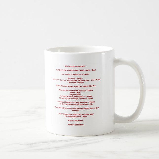 Tasse volontaire de l'escroquerie SF de rôdeur de (Droite)