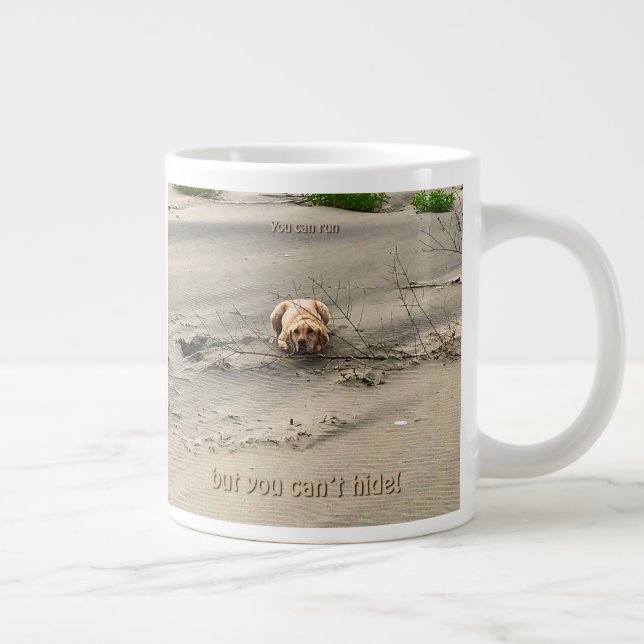 Tasse Vous pouvez courir mais vous ne pouvez pas v (Droite)