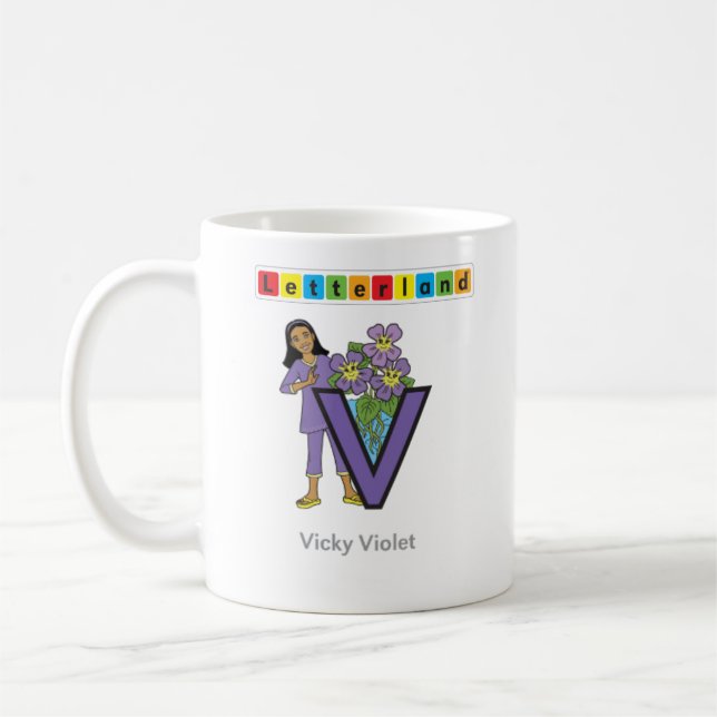 Tasse Vv de Letterland | (Gauche)