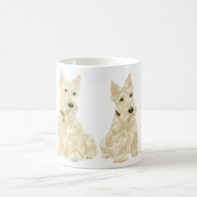 Tasse Wheaten Scottish Terrier (Centre)