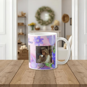 Tasse « Where Love Grows » Photo florale personn