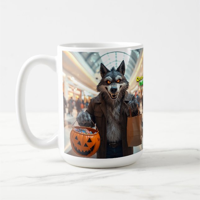 Tasse Wolfie fait du shopping (Gauche)