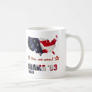 Tasse Yes We Can Obama Biden 2008