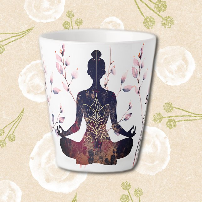 Tasse Yogi World Latte (Créateur téléchargé)