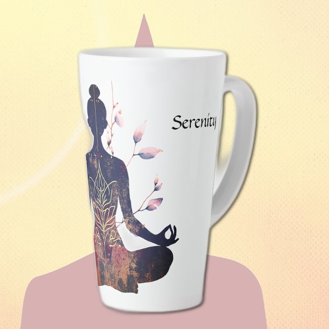 Tasse Yogi World Latte (Créateur téléchargé)