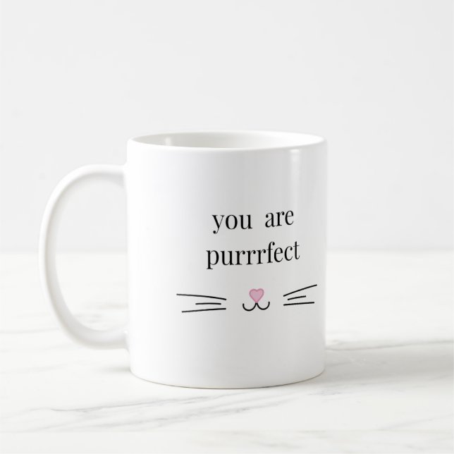 Tasse Your are perfect chat pun pour les parents d (Gauche)