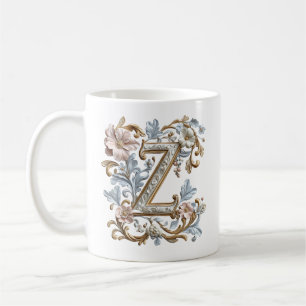 Tasse 'Z' Lettre Baroque pour une Princesse du Caf