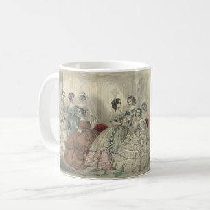 Tasses 1860 Godey's Mariées & Demoiselles d'Honneu