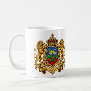 Tasses à blason du patrimoine royal marocain