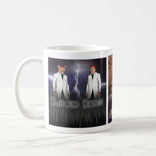 Tasses à café avec couverture de livre Destinées C (Gauche)