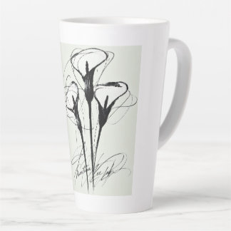Tasses à café botaniques minimalistes | Lignes de