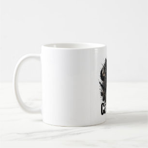 Tasses à café Chat Règne Chat Noir