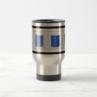 Tasses à café colorées encadrées