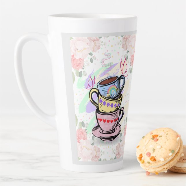 Tasses à café empilées | Tall Latte Mug (En situation)