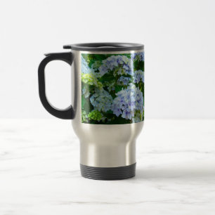 Tasses à café Fleurs d'Hydrangea Bleu d'Été