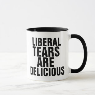 TASSES À CAFE LES LARMES LIBÉRALES SONT DÉLICIEUSE