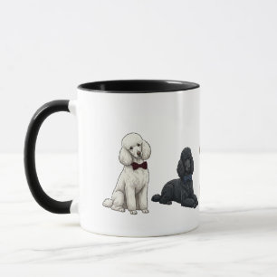 Tasses à café pour chiens avec nœud papillon pour