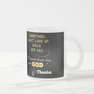Tasses à café pour femmes chrétiennes Dieu merci