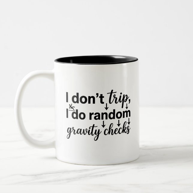Tasses à citations drôles bicolores (Gauche)