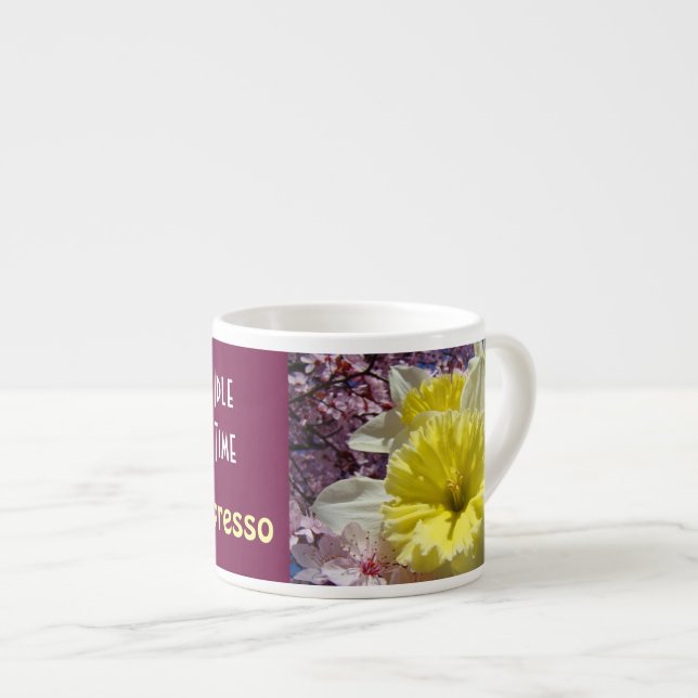 Tasses à expresso Idle Time Fleurs de Jonquille Ma (Devant droit)
