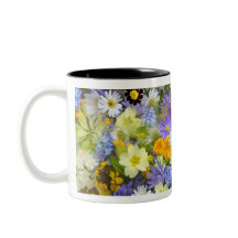 tasses à fleurs