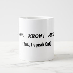 Tasses avec le thème drôle de chat