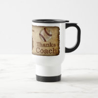 Tasses Cadeaux pour l'Entraîneur de Baseball Merci