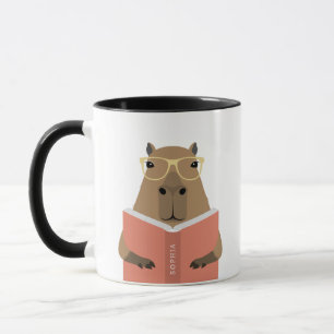Tasses Capybara en lecture