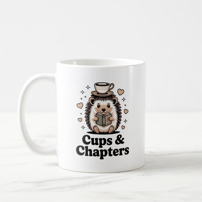 Tasses & Chapitres Chaud Hérisson Automne Cosy (Gauche)