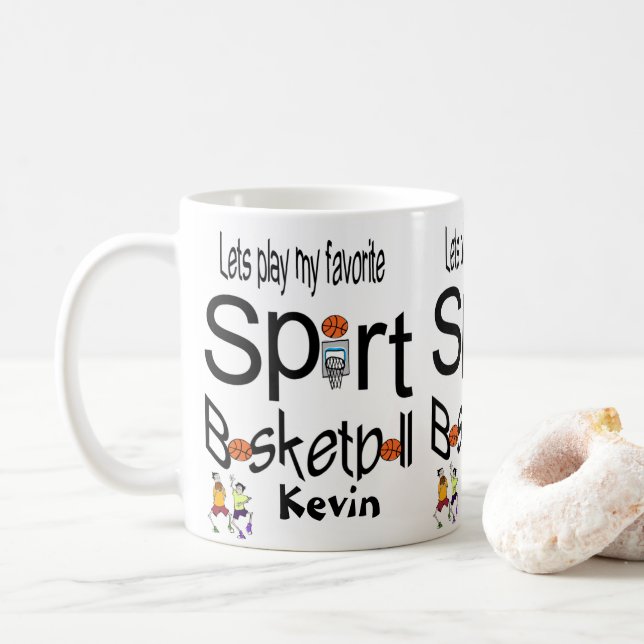 Tasses de basketball Sports (Avec donut)