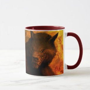 Tasses de buste de loup-garou