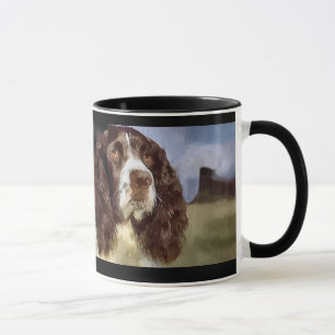 Tasses de cadeaux d'art d'épagneul de springer