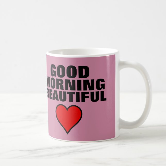 Tasses de café BONJOUR de SAINT-VALENTIN BELLES (Droite)