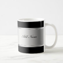 Tasses de café chiques de monogramme