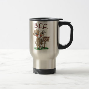 Tasses de café de bande dessinée : Meilleurs ami