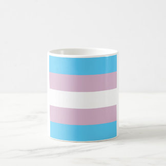 Tasses de café de drapeau de transsexuel