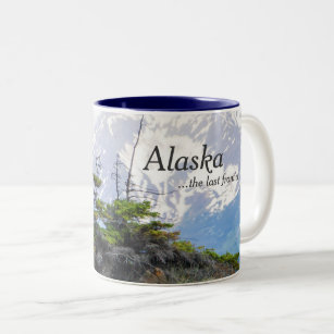 Tasses de café de l'Alaska - bluff de montagne