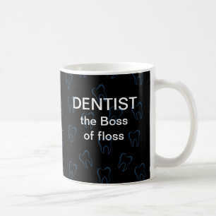 Tasses de café de thème de dentiste