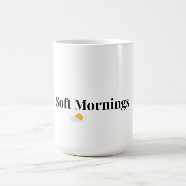 Tasses de café douces pour les matins (Centre)