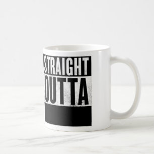 Tasses de café DROITES personnalisées d'OUTTA