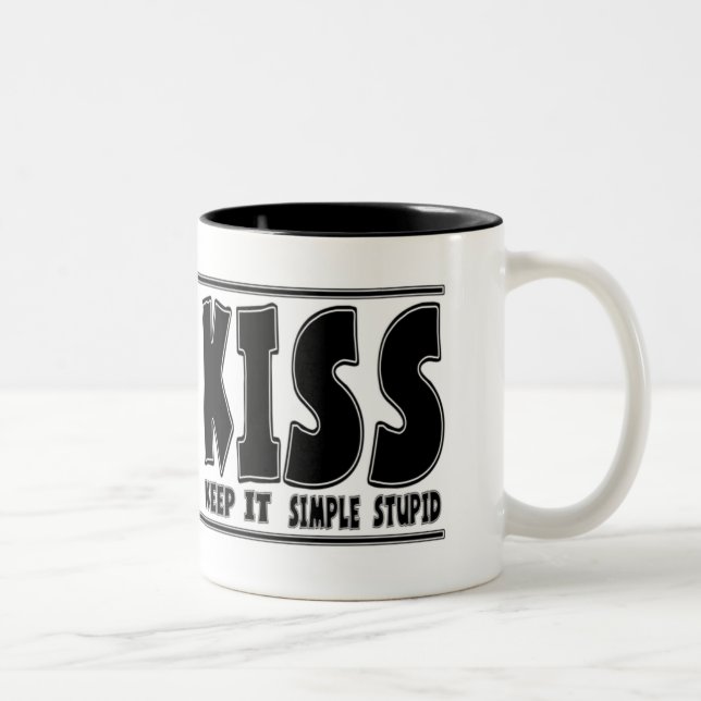 Tasses de café drôles : Principe de baiser (Droit)
