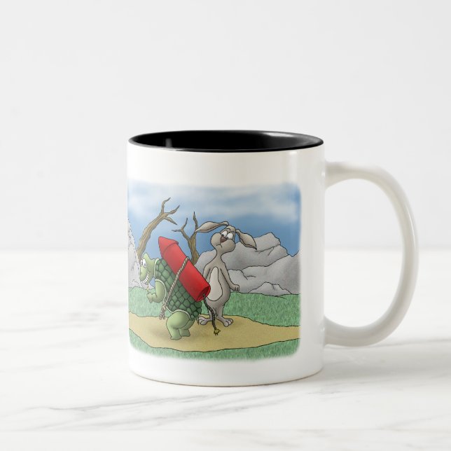 Tasses de café drôles : Travail plus futé (Droit)