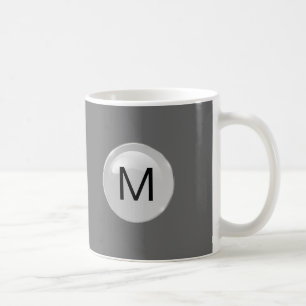 Tasses de café du monogramme des hommes