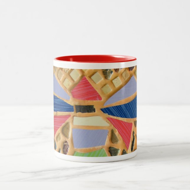 tasses de café en mosaïque (Centre)