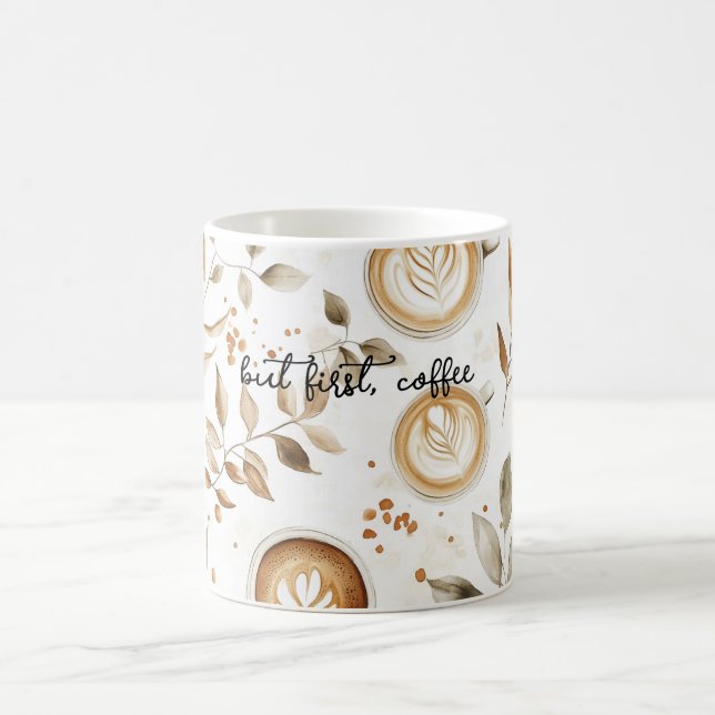 Tasses de café feuilles (Centre)
