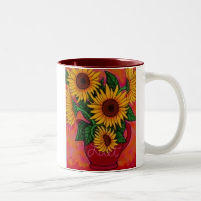 Tasses de café florales géniales (Droit)