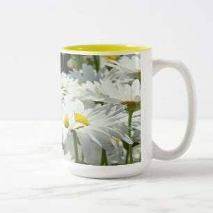 Tasses de café Jardin de fleurs de marguerite pers