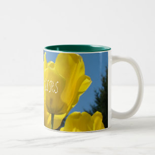 Tasses de café Nurses Grace mugs Tulipes Jaunes