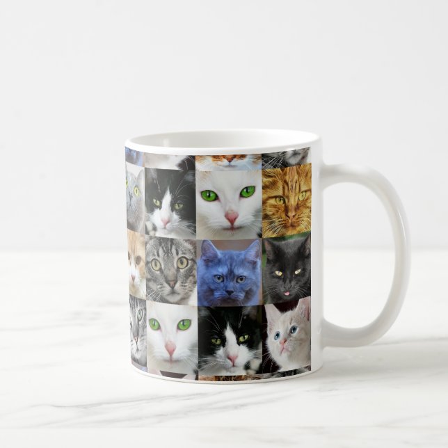 Tasses de café pour amateurs de chats avec plein d (Droite)