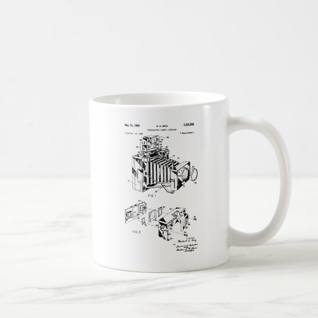 Tasses de café vintages de brevet (Droite)